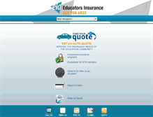 Tablet Screenshot of educatorsinsuranceagency.com